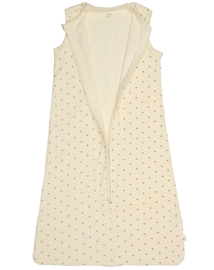 Sommer-Schlafsack PETITE POMME in gemustert in creme