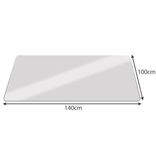 Gulvbeskyttelsesmatte til Stol / Stolmatte - 100x140cm