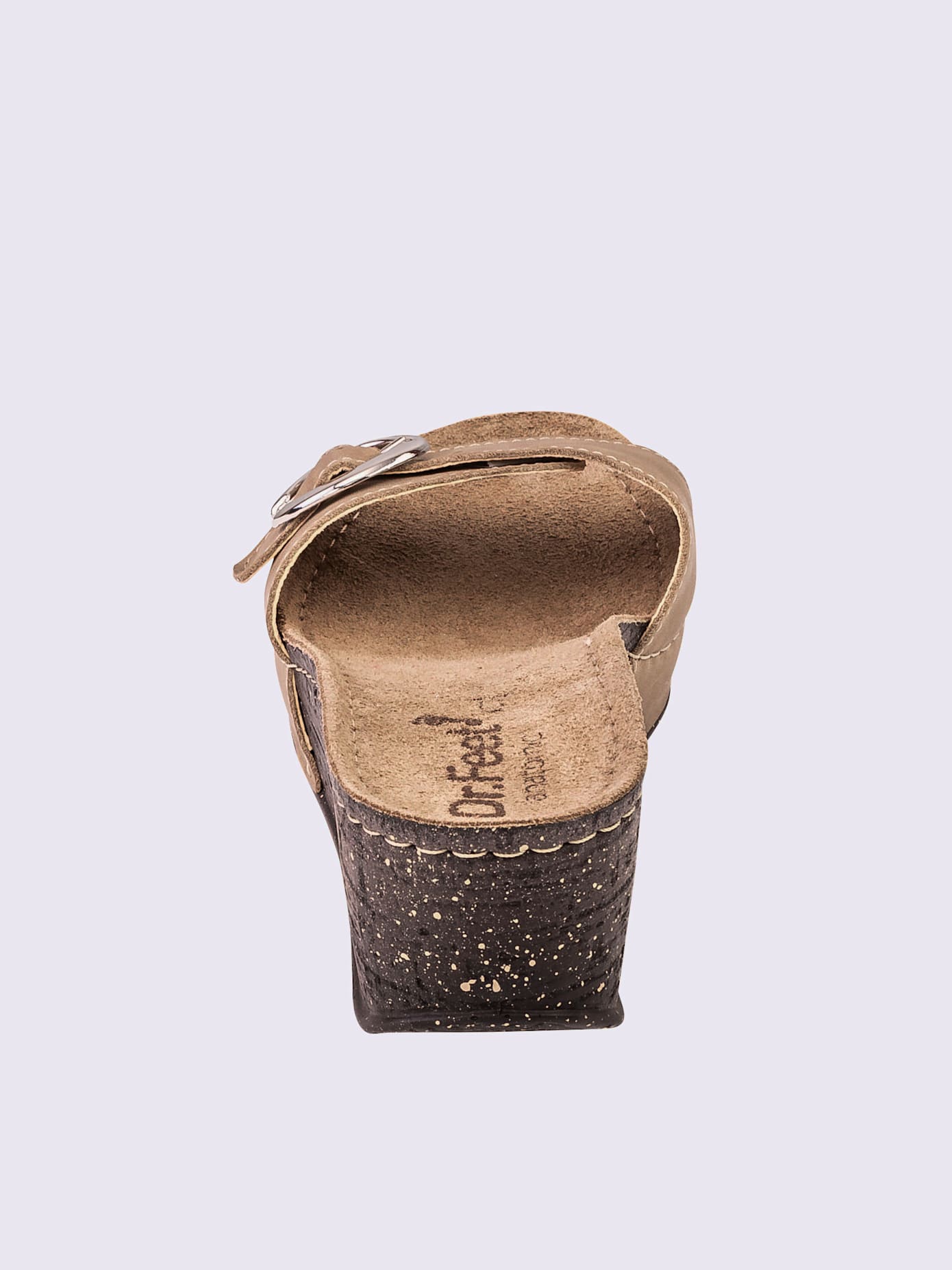 Chaussons cuir vachette