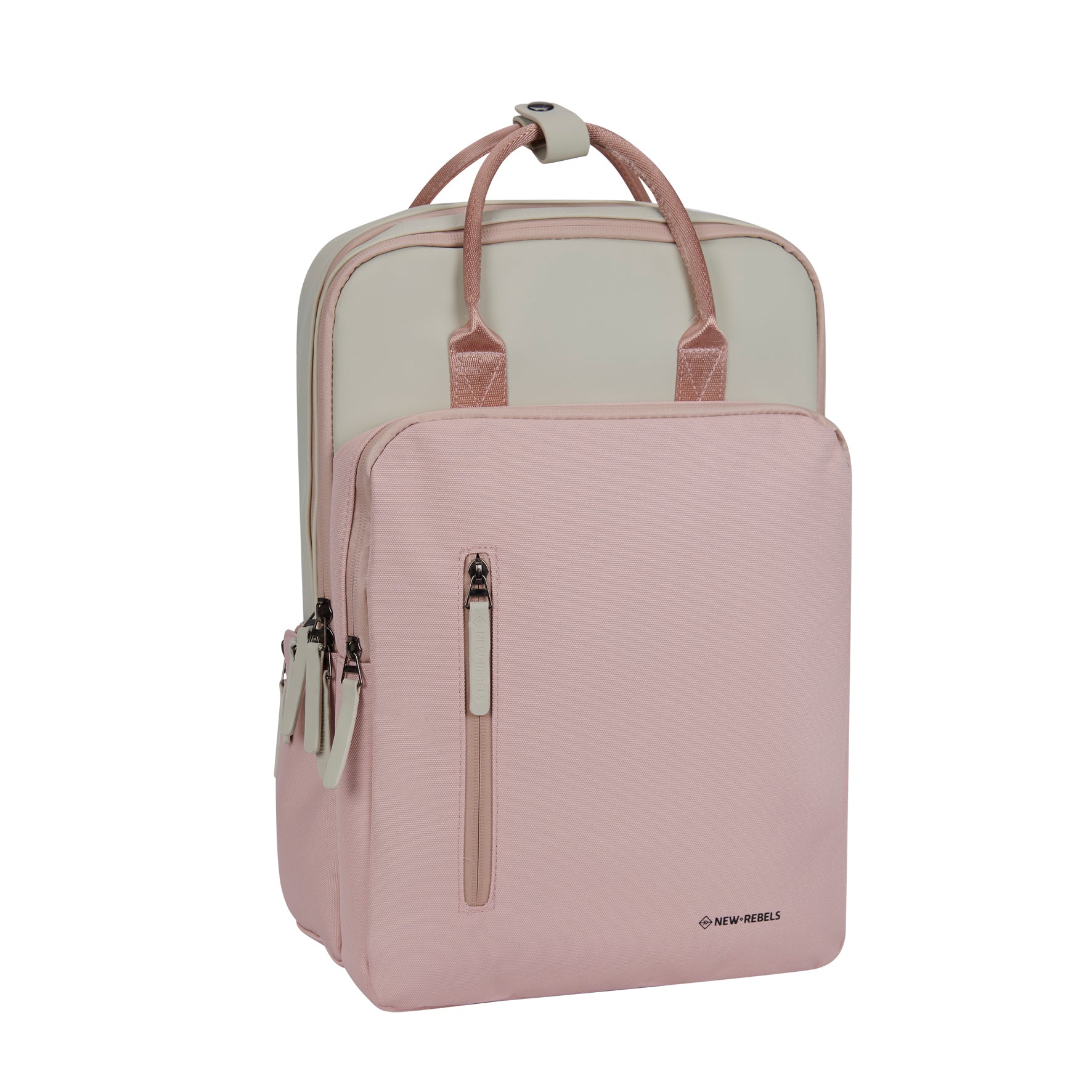 Waterafstotende rugzak 'Milwaukee-Ceres' roze/beige Roze/beige