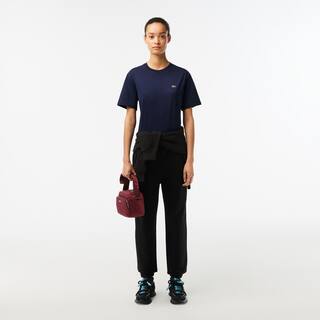 T-shirt à col rond en coton premium T-Shirts - Bleu - Lacoste - Femme