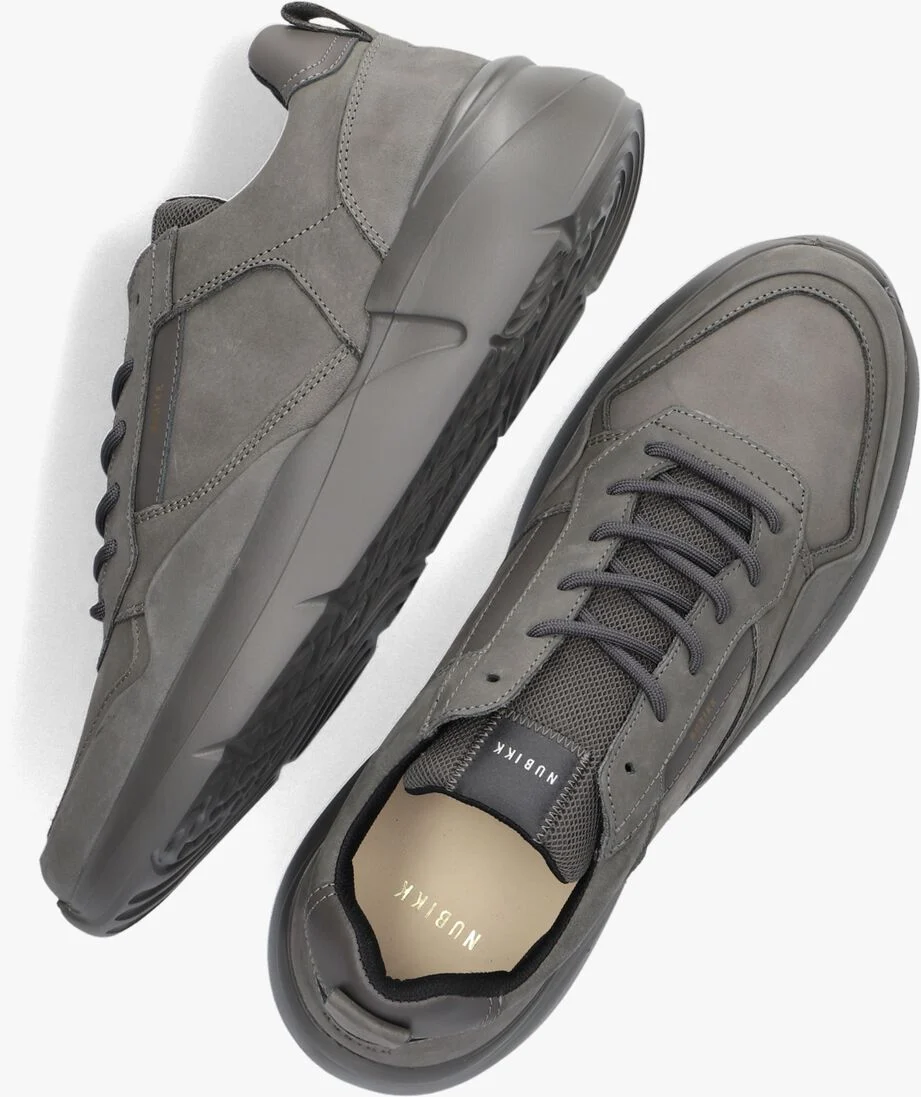 NUBIKK grijze nubikk lage sneakers roque road wave