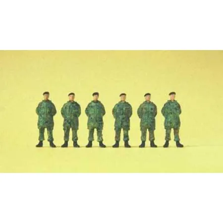 Preiser 16840 HO Soldaten steh. Bundeswehr