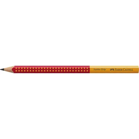 Faber-Castell Bleistift Jumbo Grip B Two Tone rot/orange