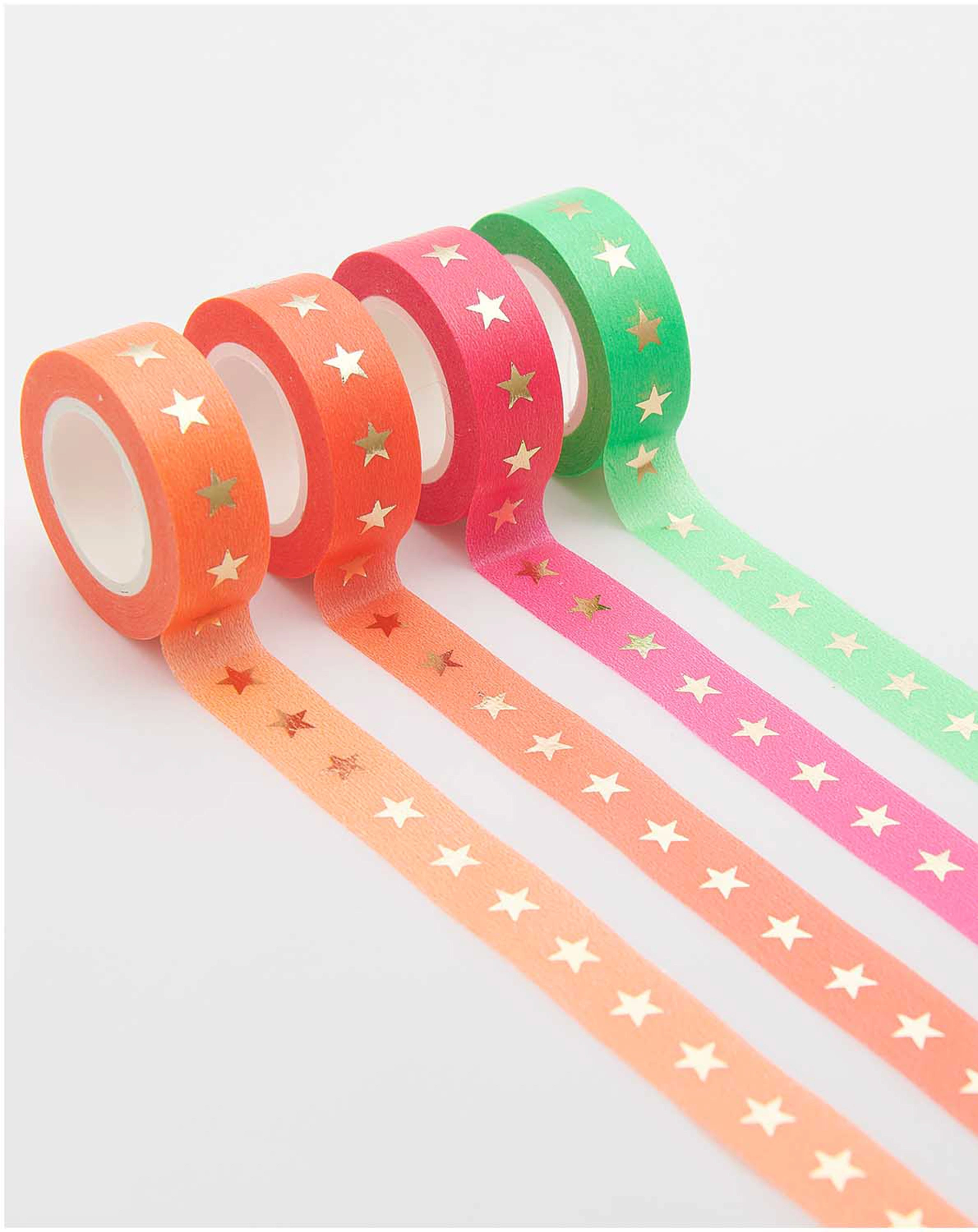 Washitape NEON STERNE 4er-Set