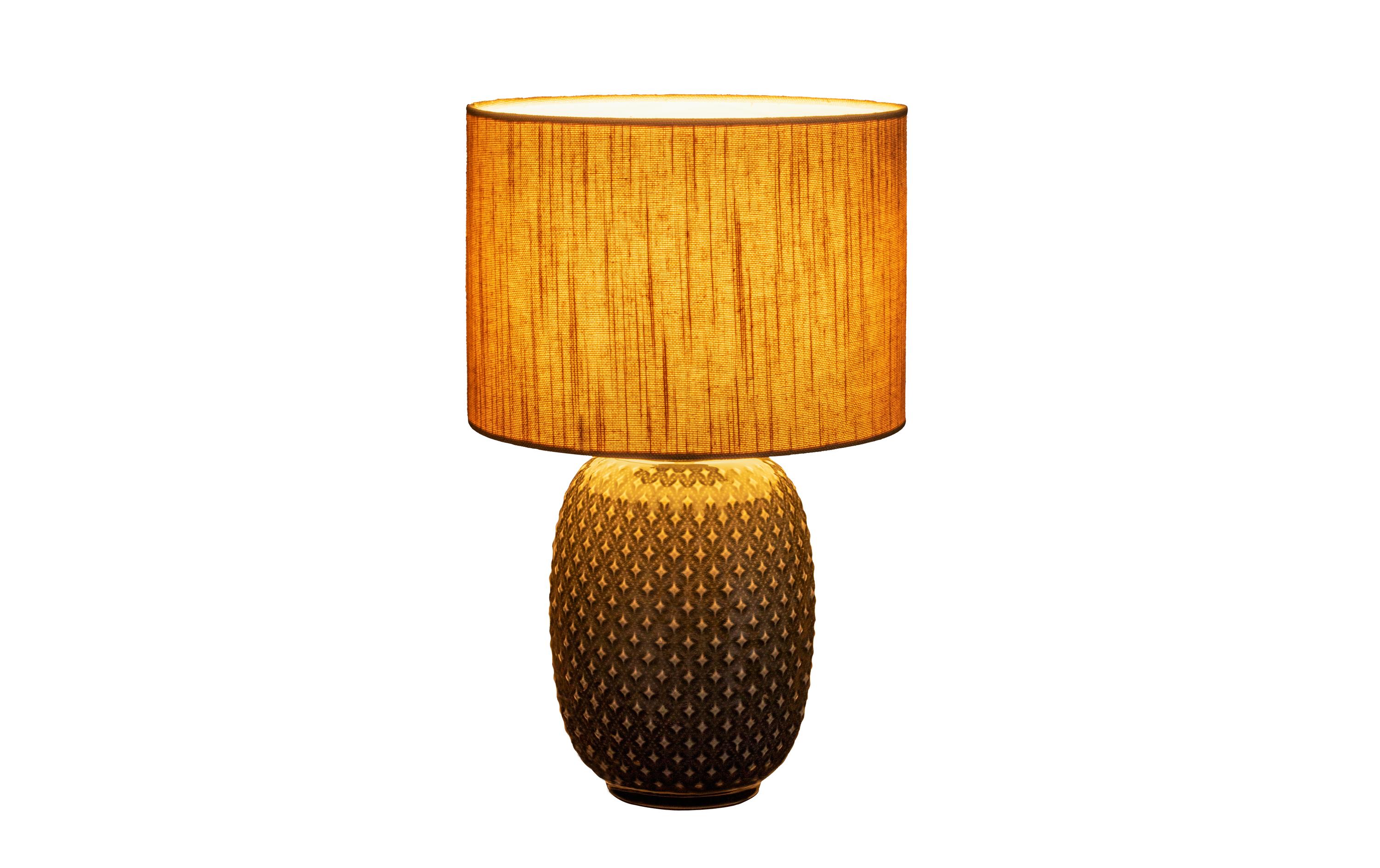 Tischleuchte Pretty Classy 1x E27 Dunklelgrau/BeigeTischleuchte, Dunklelgrau/Beige