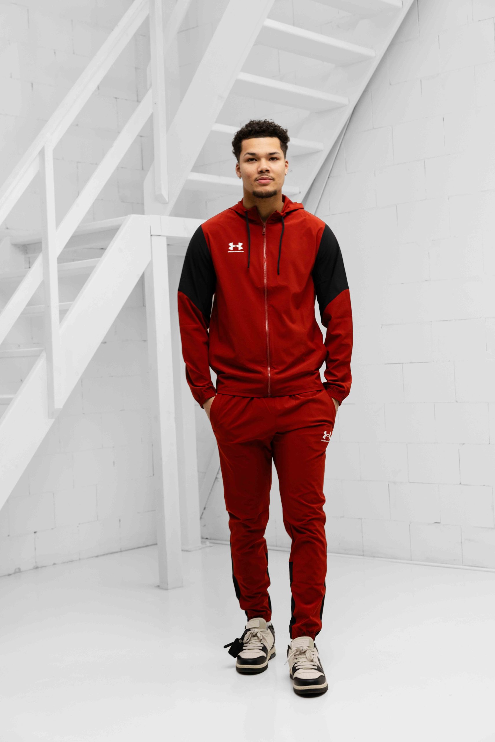 Under Armour Challenger Pro Trainingspak Heren Rood/Zwart