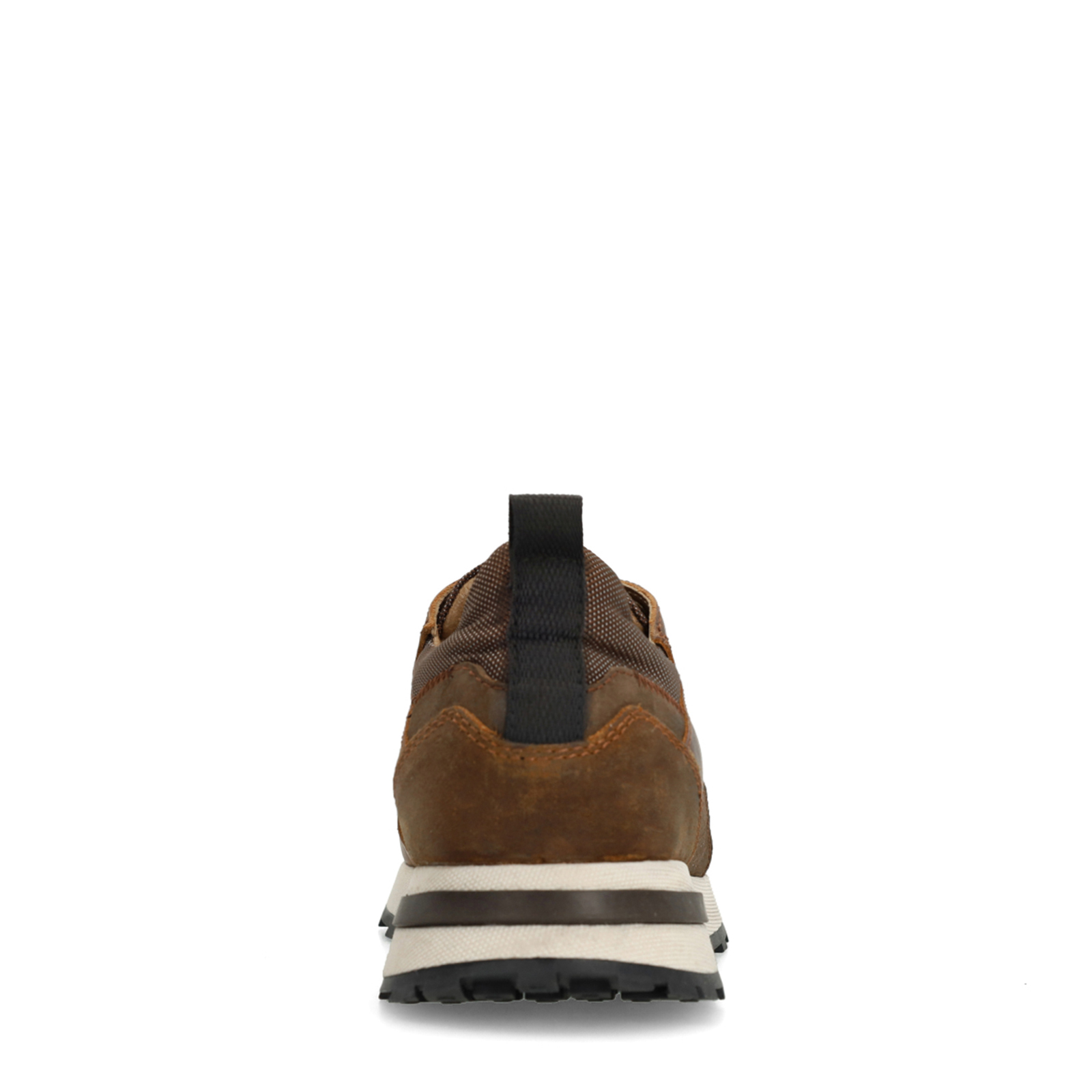 Cognac leren sneakers