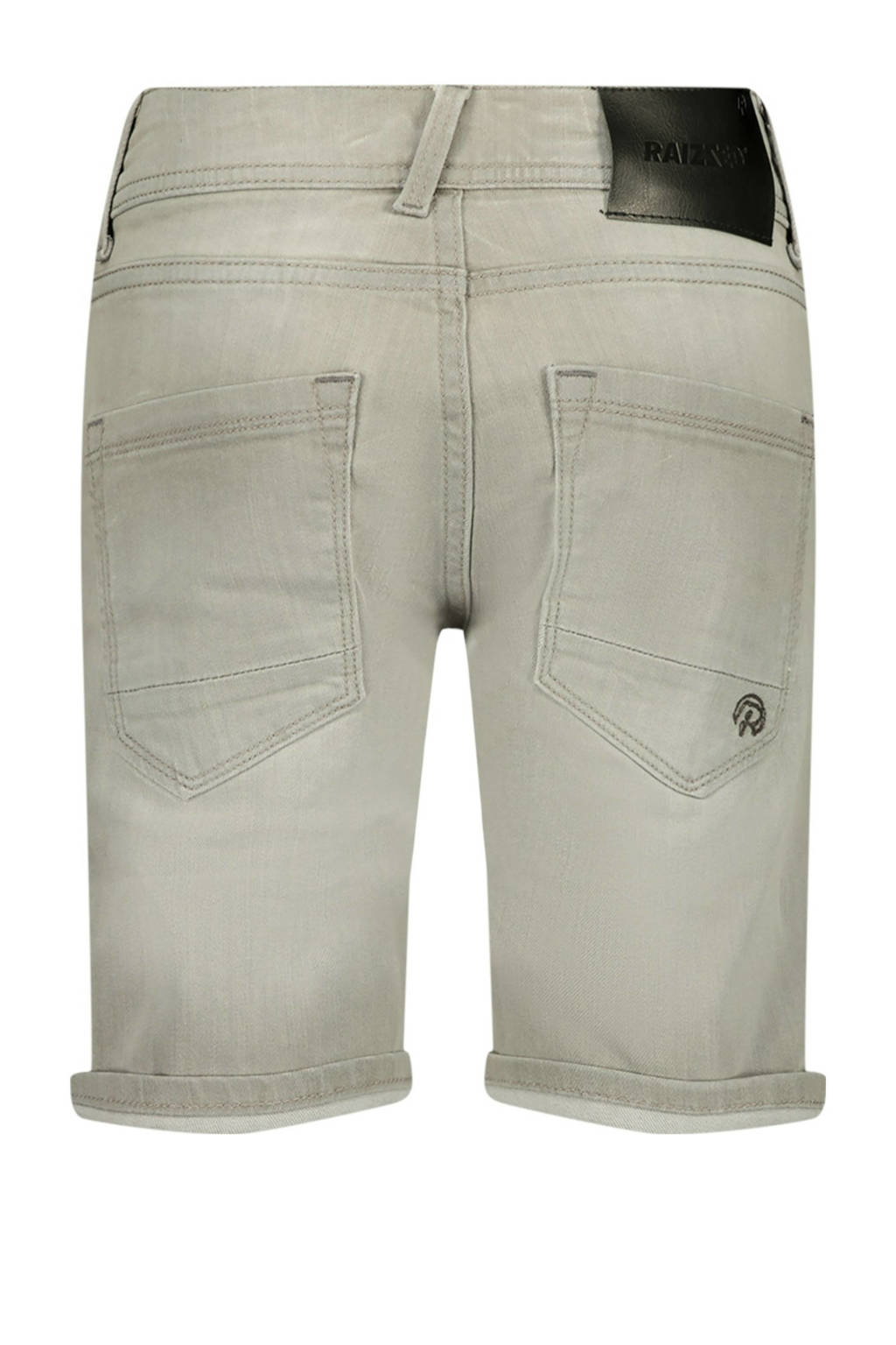 Raizzed denim short Oregon light grey stone