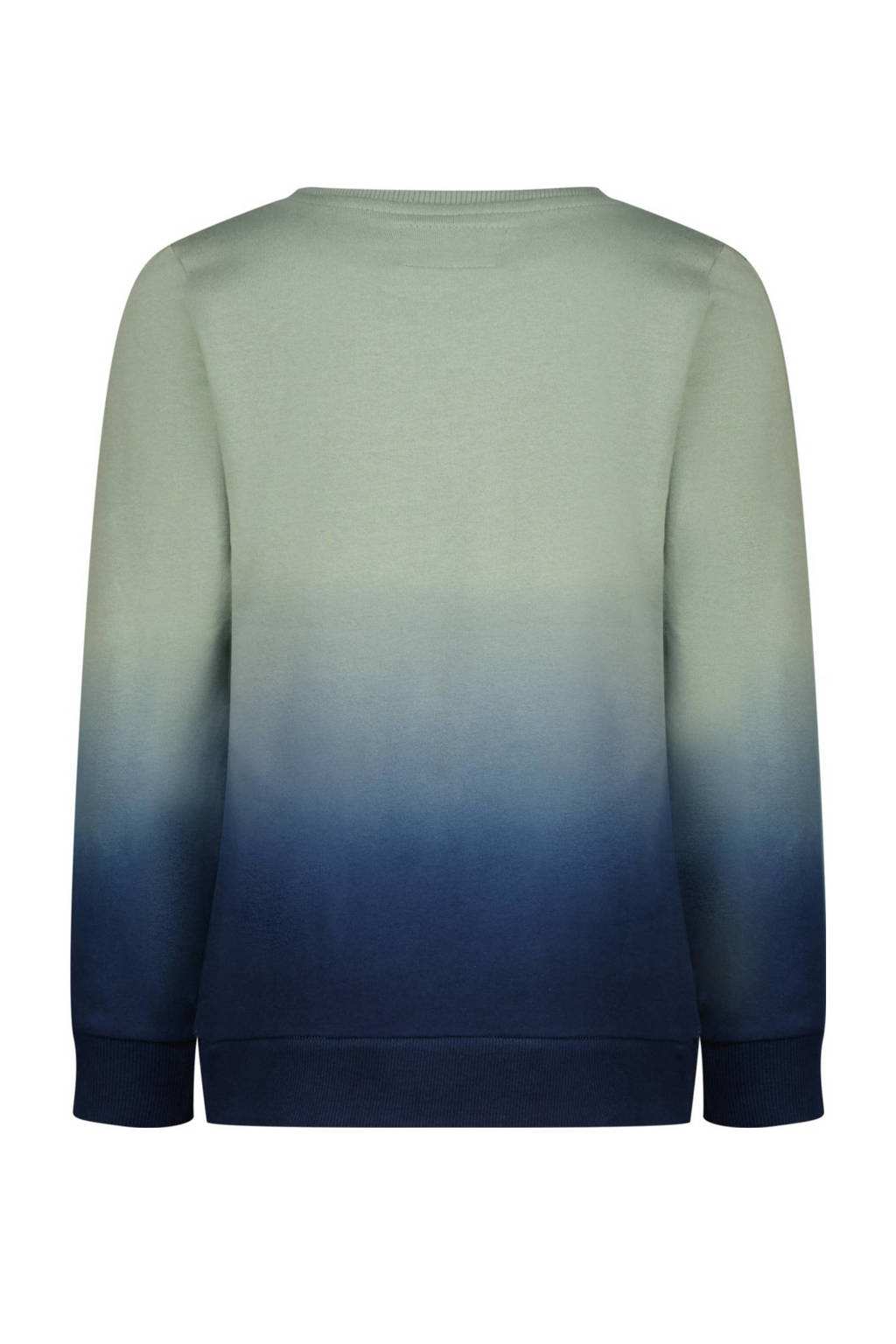 Raizzed dip-dye sweater Novi zachtgroen/donkerblauw