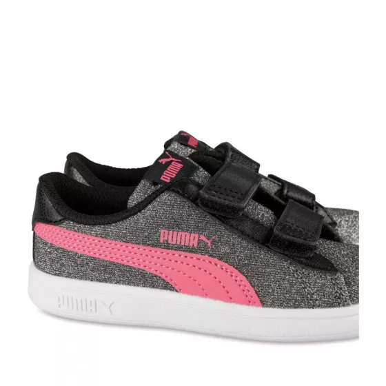 Baskets NOIR PUMA Smash Glitz Glam