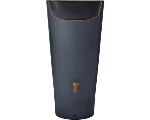 4rain Vaso 2in1 regenwatertank met plantbakje, 220 liter, grijs