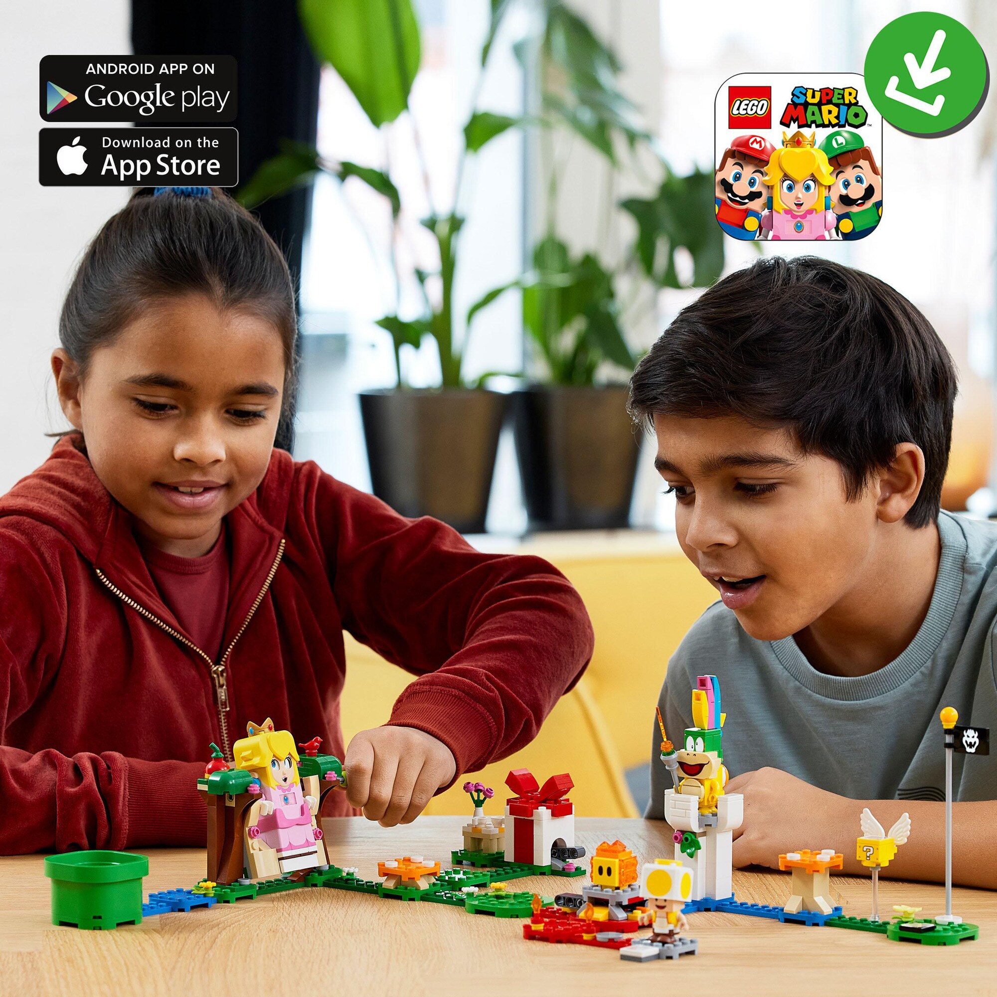 LEGO Konstruktionsspielzeug Super Mario Abenteuer mit Peach – Starterset