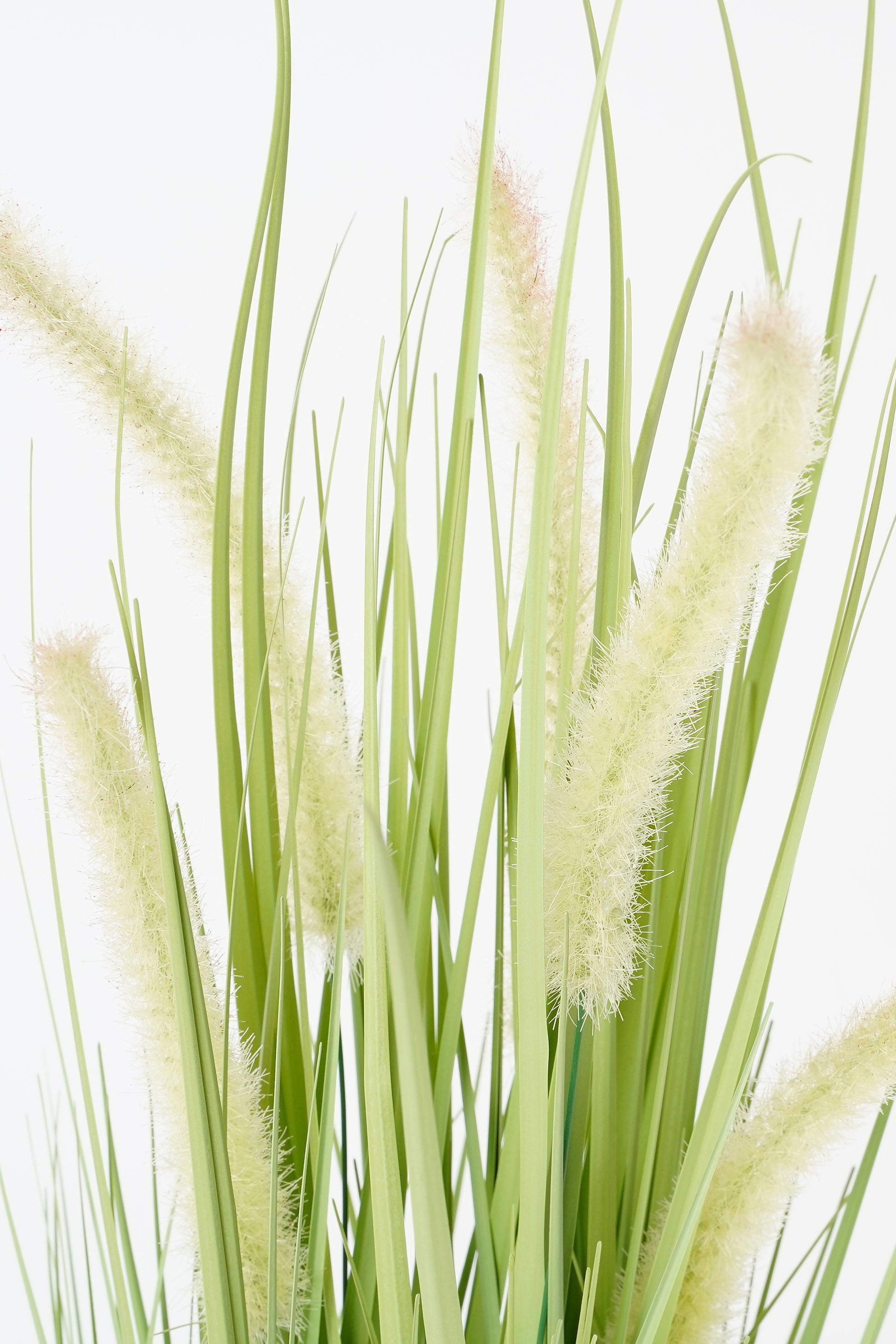 Mica decorations - herbe dogtail artificielle vert en pot h53