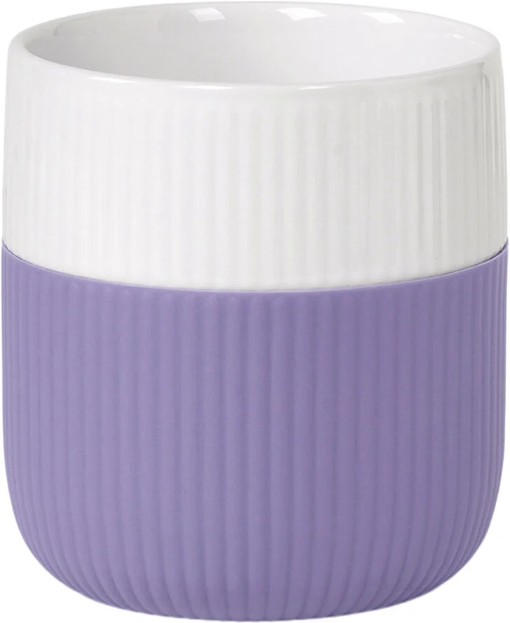 Royal Copenhagen Fluted Contrast Mug 35cl Wisteria Hvid
