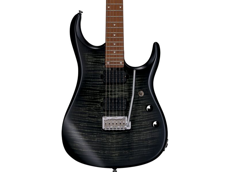 Sterling by Music Man E-Gitarre JP150 Trans Black Satin John Petrucci Signature Gitarre