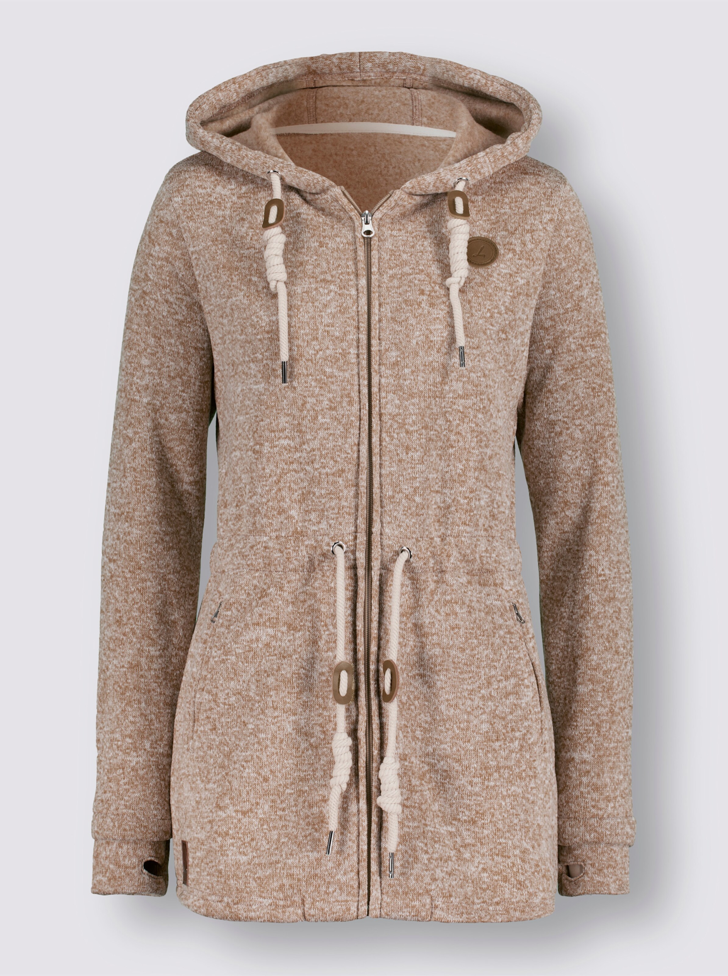 Strickfleecejacke