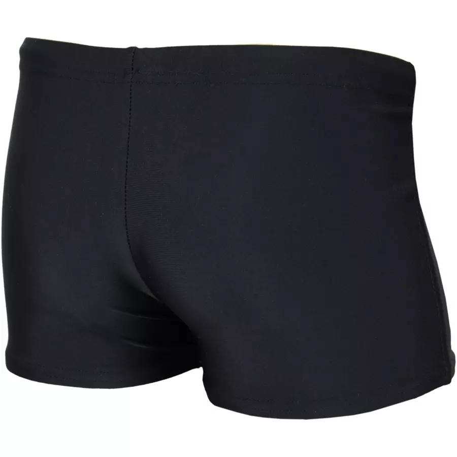 Aquarti Jungen Schwimmhose Kontrastfarbige Einsätze orangeschwarz