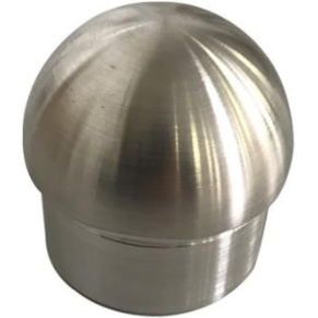 Bouchon demi-rond ou plat pour main courante INOXI