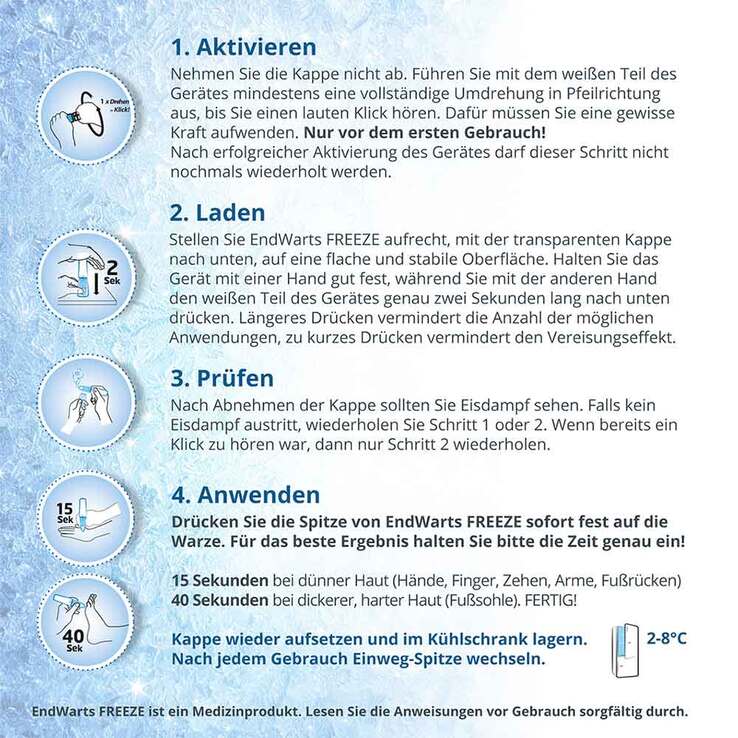 EndWarts® FREEZE Spray, 7.5 g