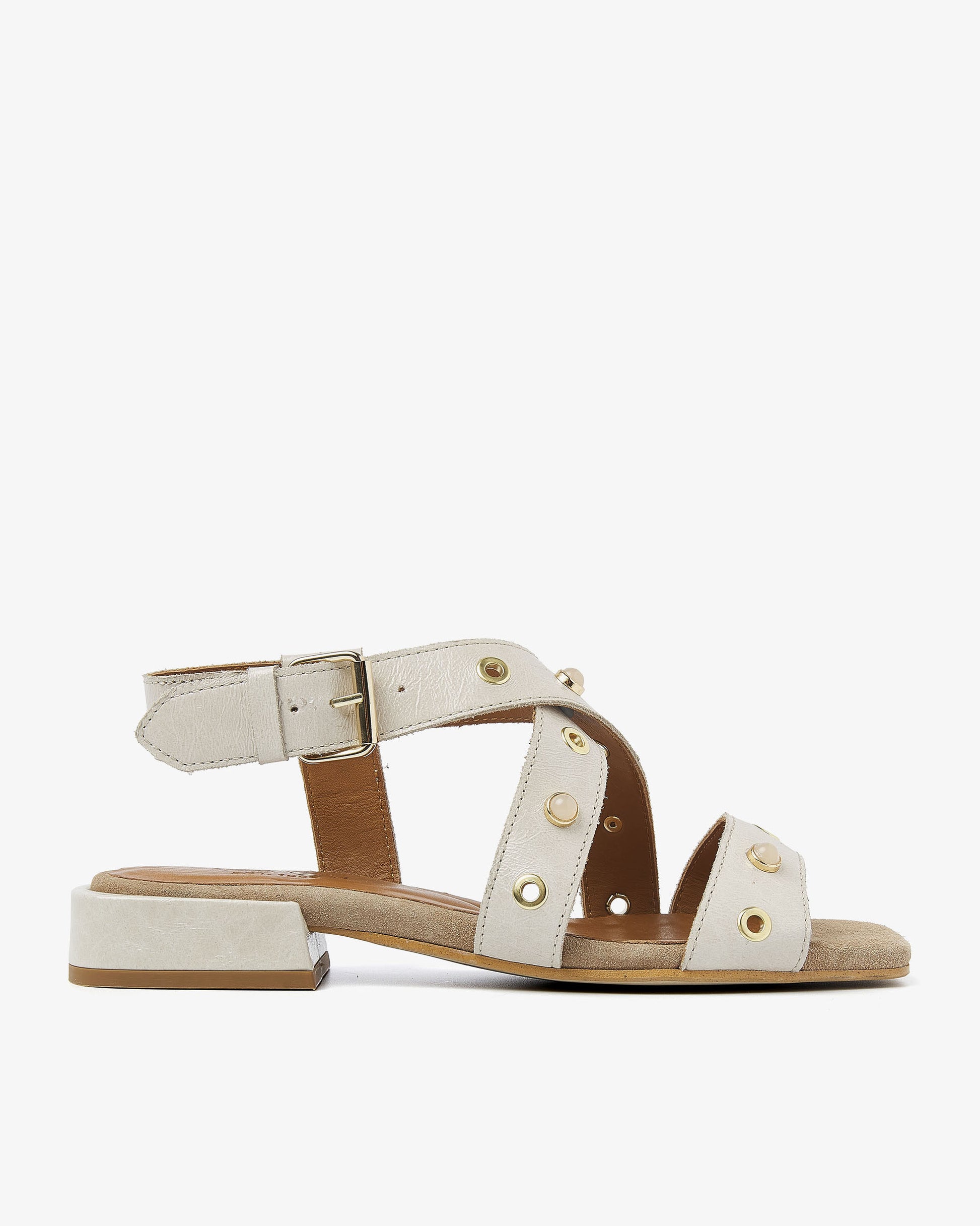 VIA VAI beige sandalen Gigi Polly