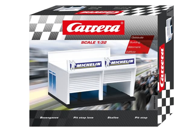 Carrera Pit garage til to biler