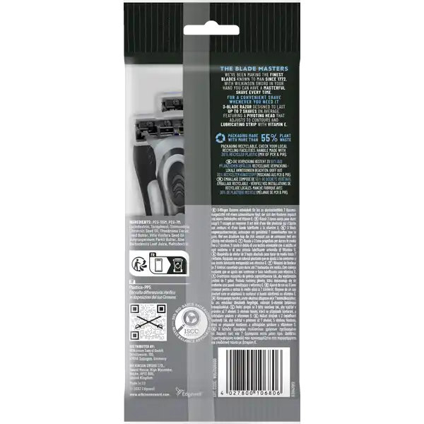Essentials 3 black edition Einwegrasier