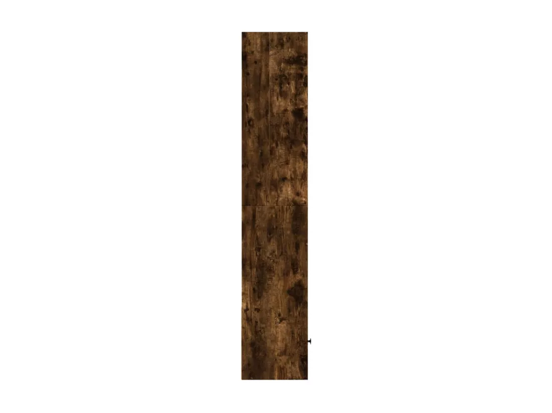 Bibliothèque chêne fumé 40x36x189 cm bois d'ingénierie
