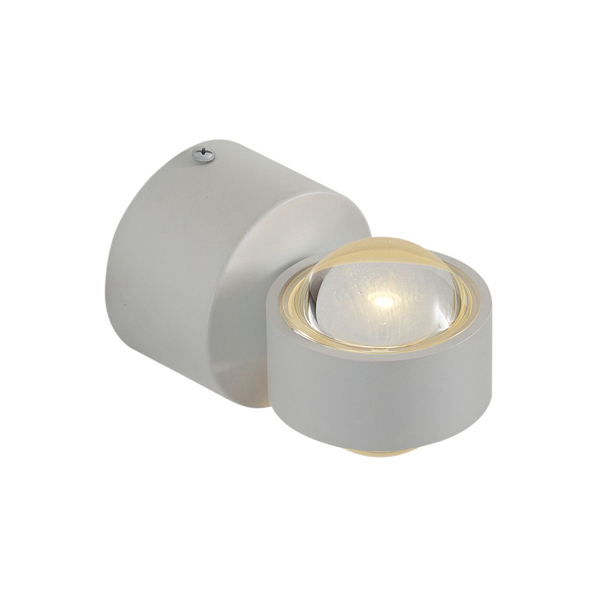 Design wandlamp wit incl. LED IP44 - Lens