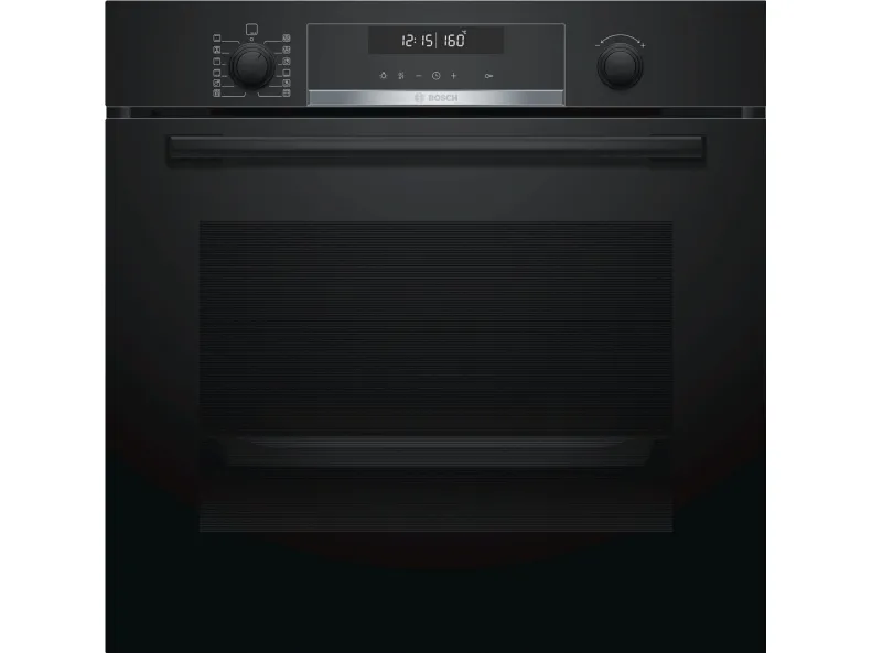 Bosch Serie | 6 HBA578BB0 - Ovn - til indbygning - niche - bredde: 56 cm - dybde: 55 cm - højde: 58.5 cm - med selv-rengøring - Klasse A - sort