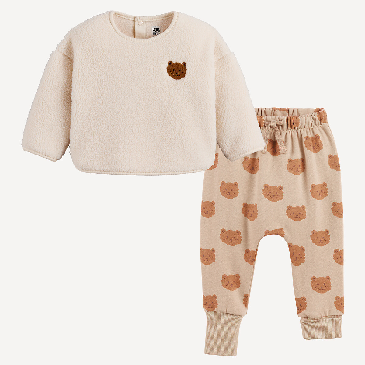 COLEÇÕES LA REDOUTE<br>Conjunto de 2 peças, camisola e sarouel
