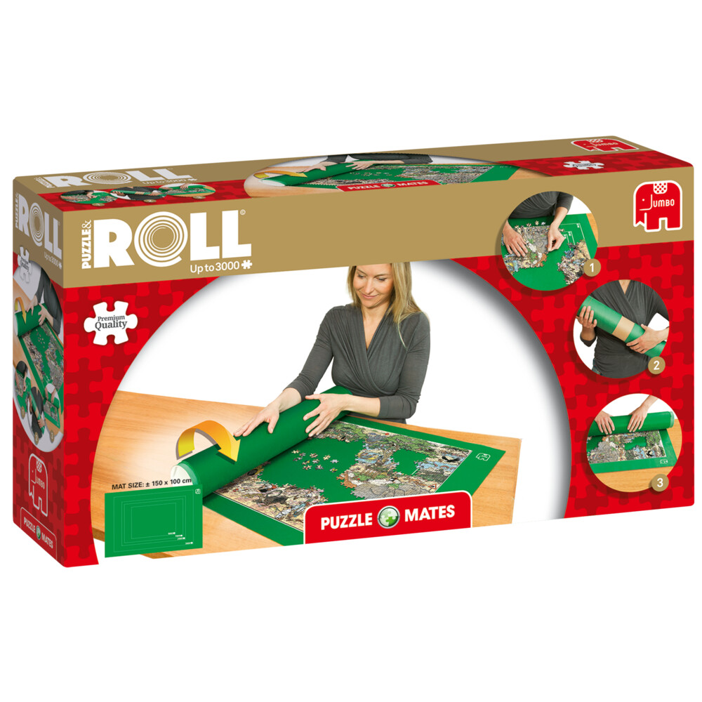 Jumbo Puzzle & Roll Up Tot 3000 Stukjes