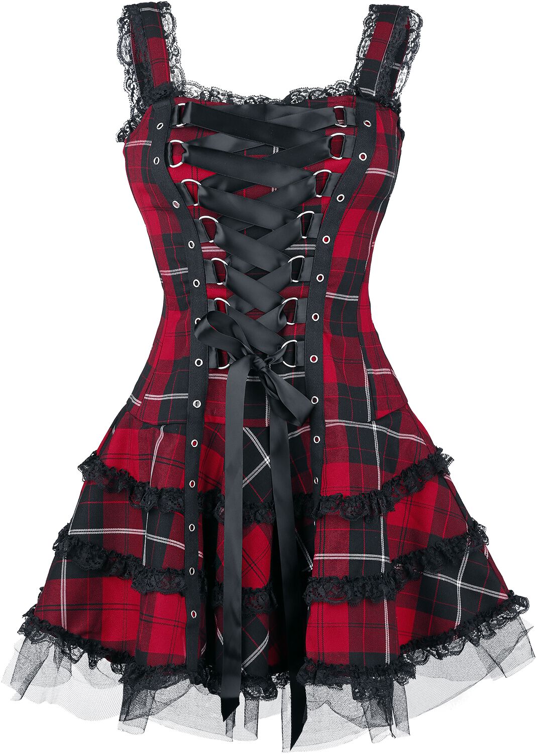 Robe Harley Tartan | Hell Bunny Robe courte