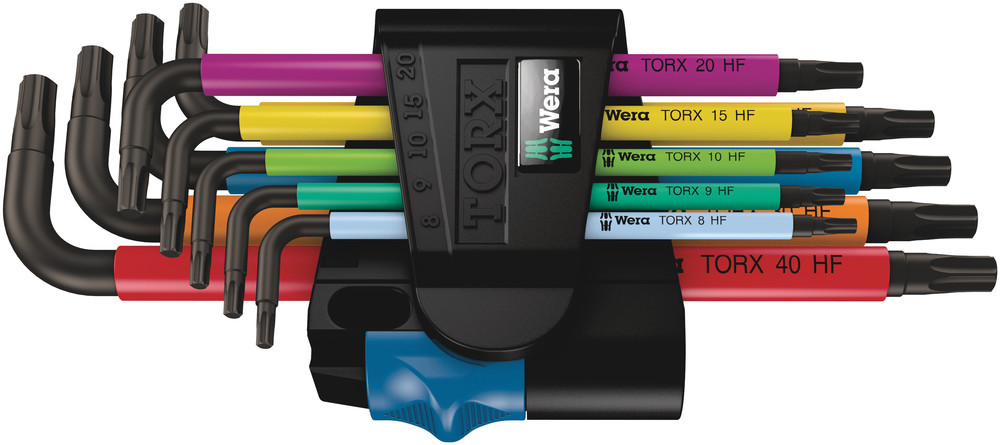 Wera 967/9 Torxnøgle Sæt Kompakt Multicolor