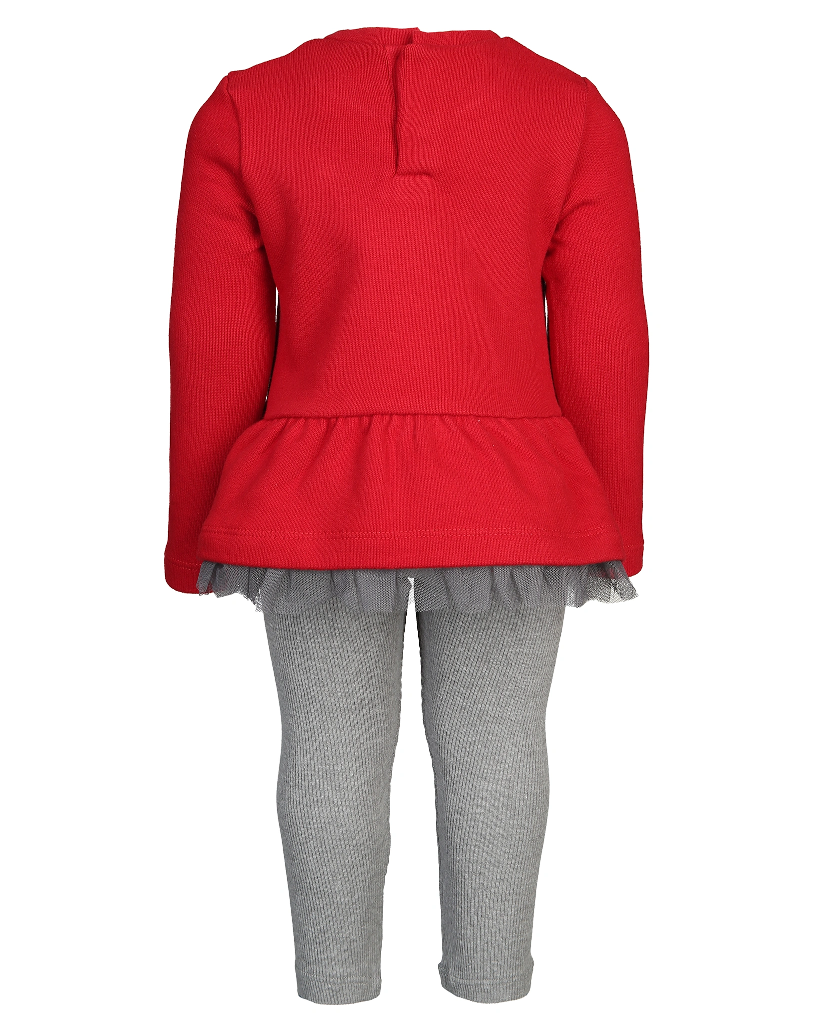 Langarmkleid FLORA 2-teilig in rot