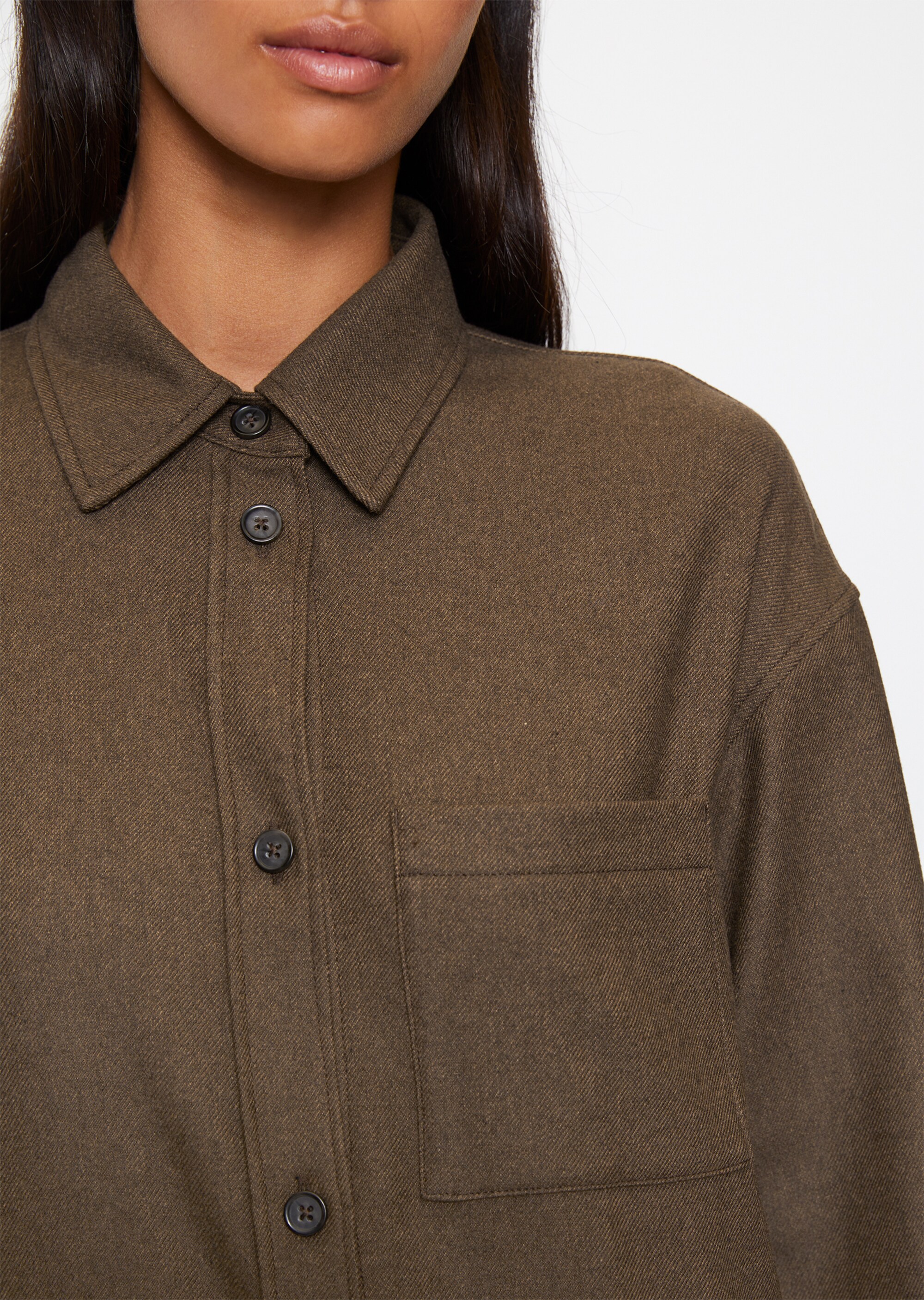 Overshirt relaxedmit LENZING™ ECOVERO™