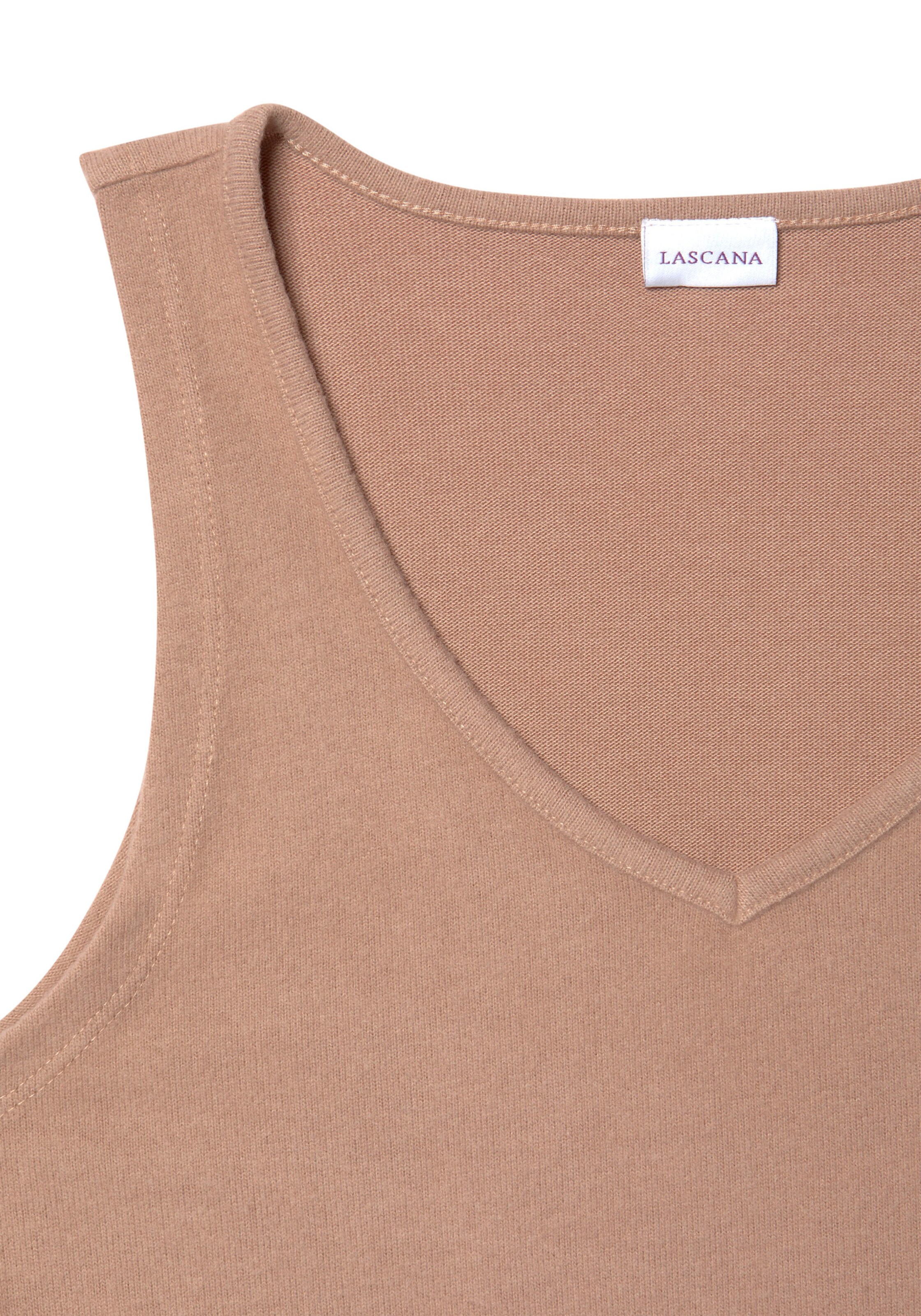 LASCANA Stricktop in taupe