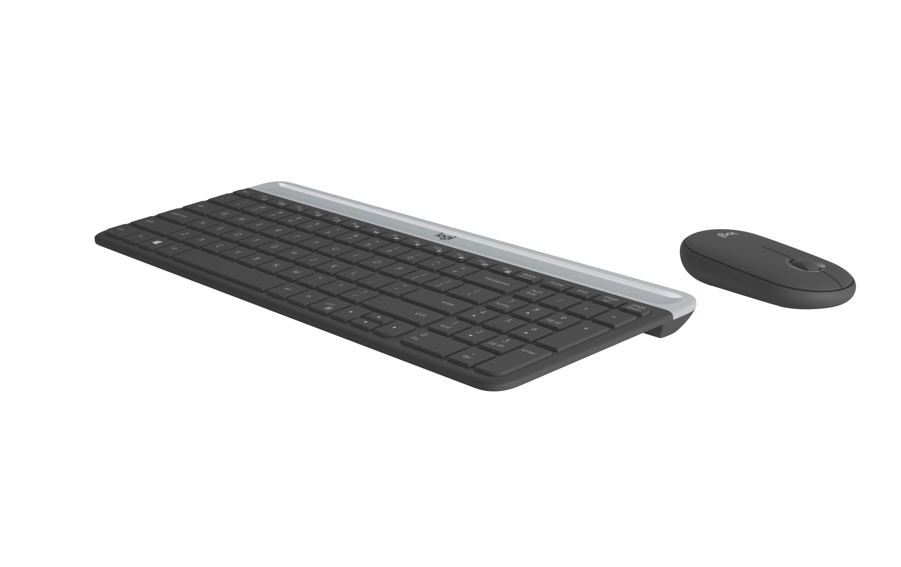 Tastatur-Maus-Set MK470 GraphiteKompaktes, kabelloses Tastatur-Maus-Set