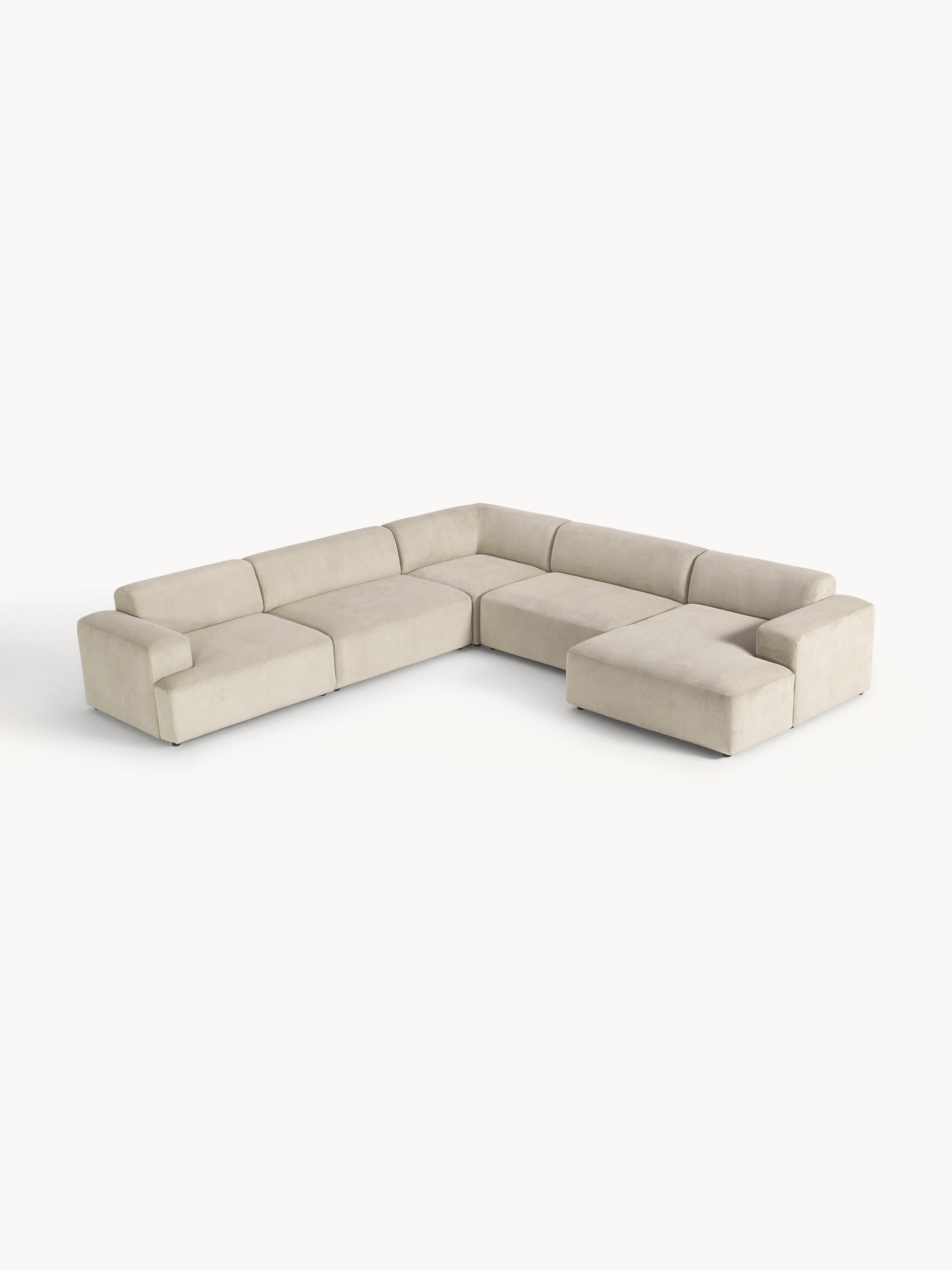 Corduroy hoekbank Melva