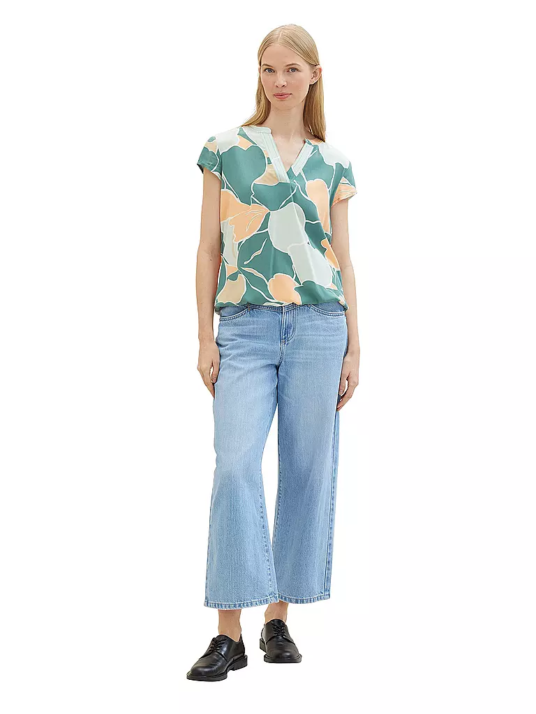 TOM TAILOR Bluse dunkelgrün