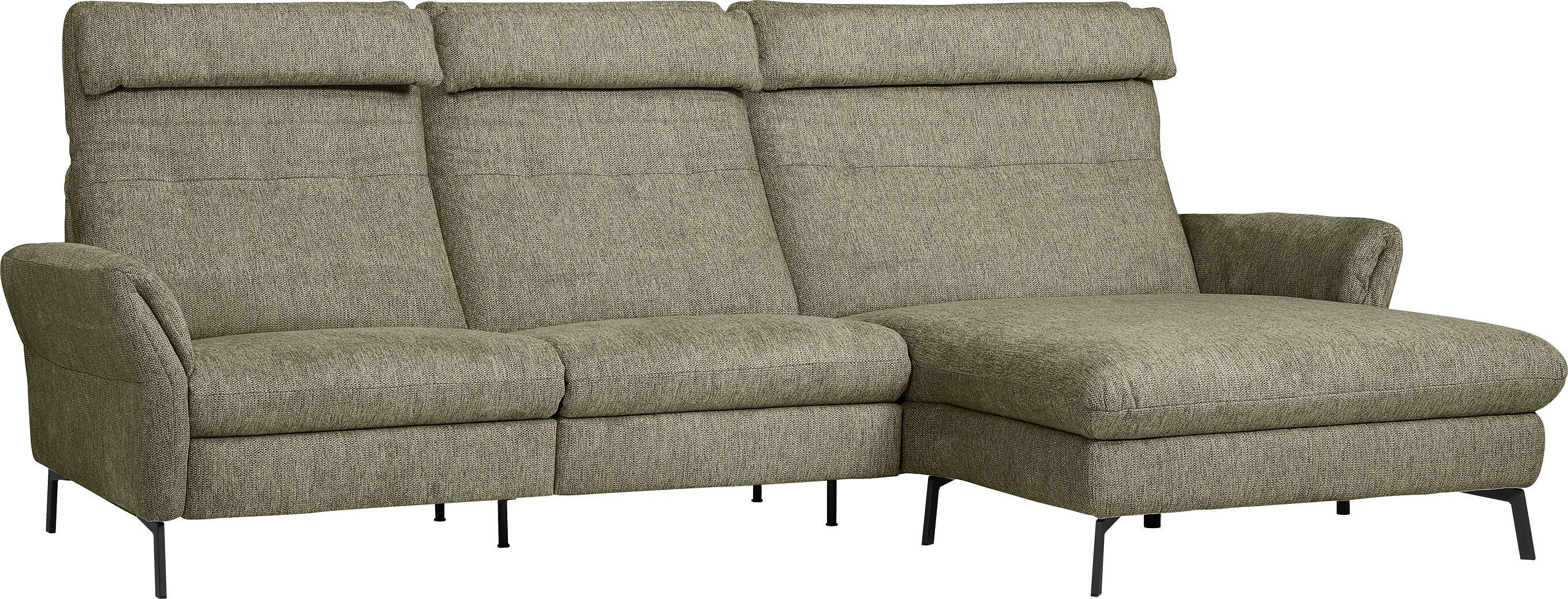 SEBO Ecksofa - Olive / B: 284.0 cm x T: 161.0 cm x H: 84.0 cm