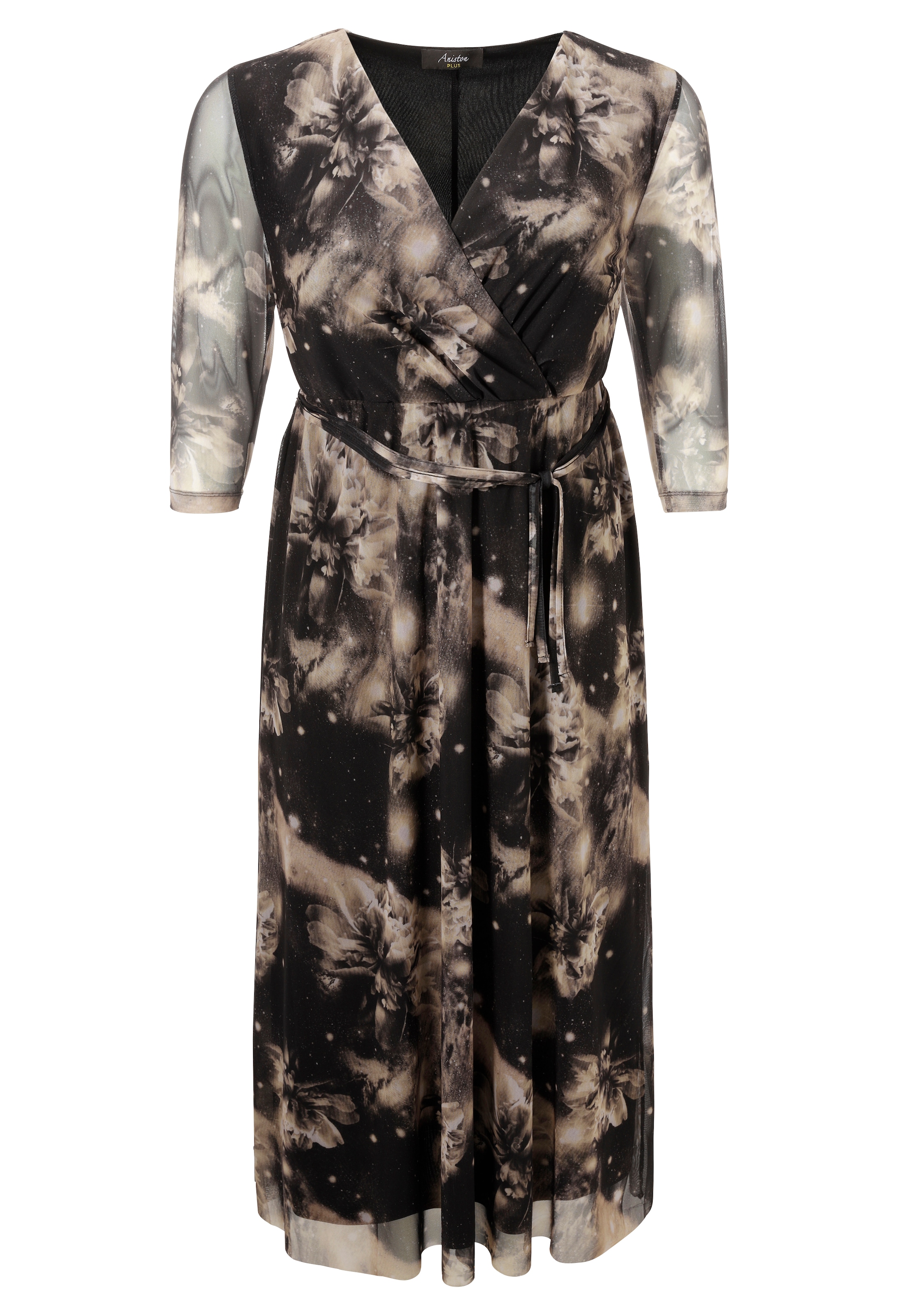 Aniston PLUS Midikleid In Mesh Qualität - NEUE KOLLEKTION