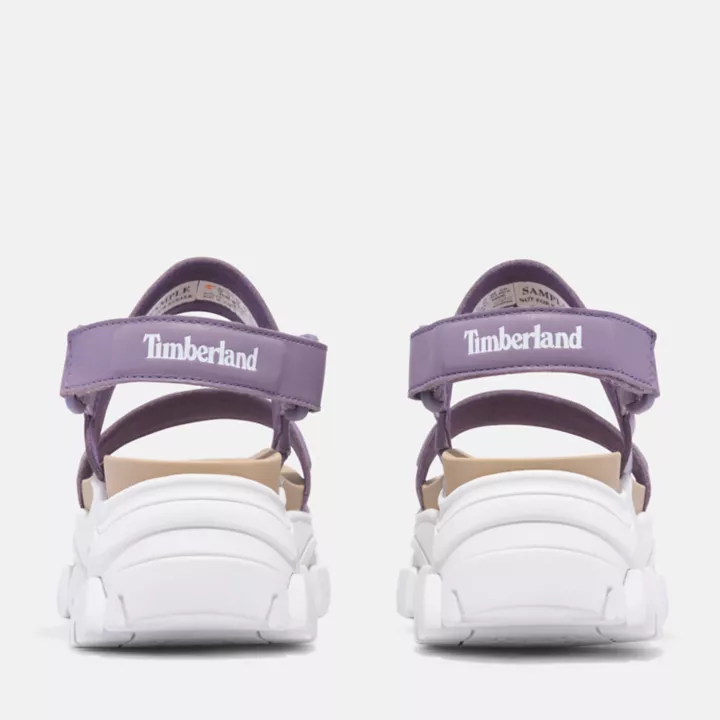 Sandales à double bride Adley Way pour femme en violet