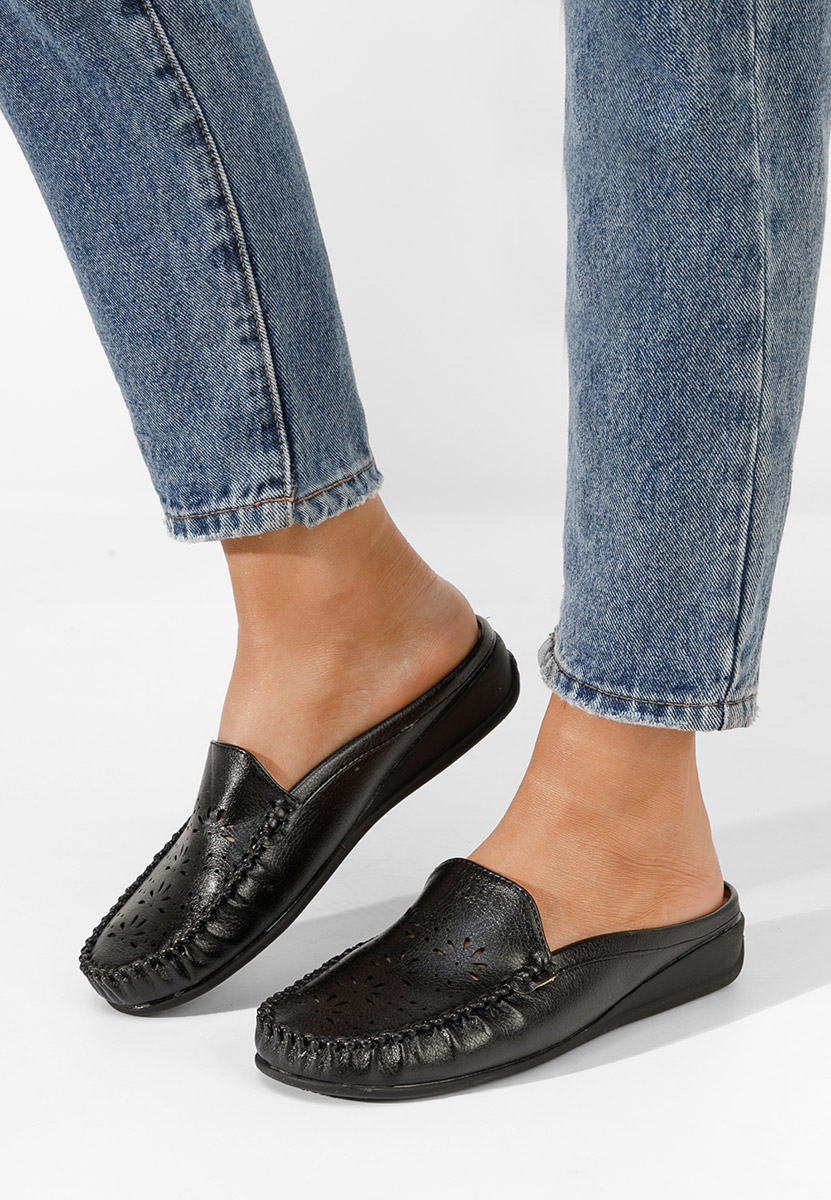 Sabots femme noirs Pianura