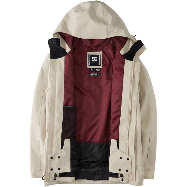 Veste de ski DC SHOES SERVO SNOW JKT PLAZA TAUPE