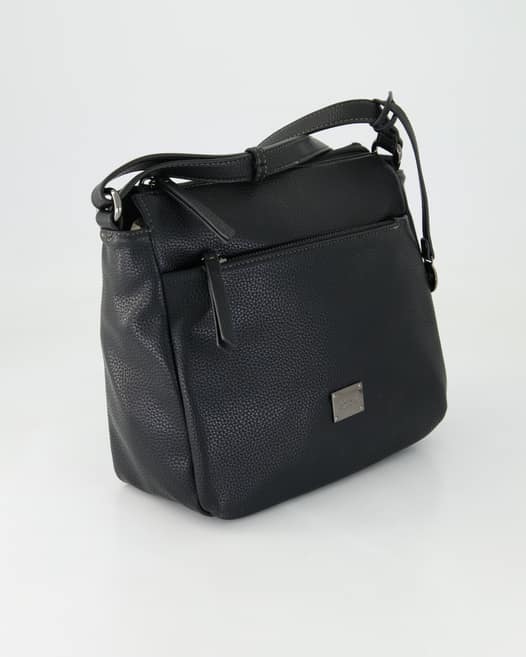 L.Credi Budapest Handtasche in Schwarz