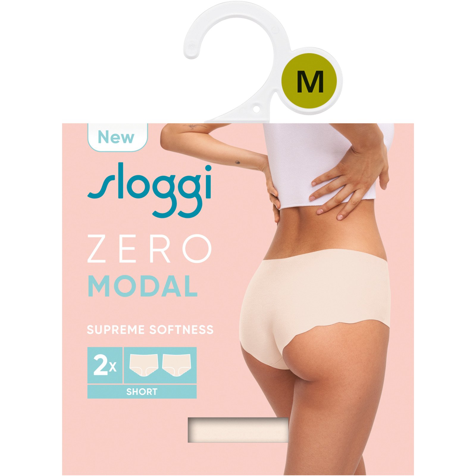 Sloggi Damen-Short Zero Modal 2er Pack