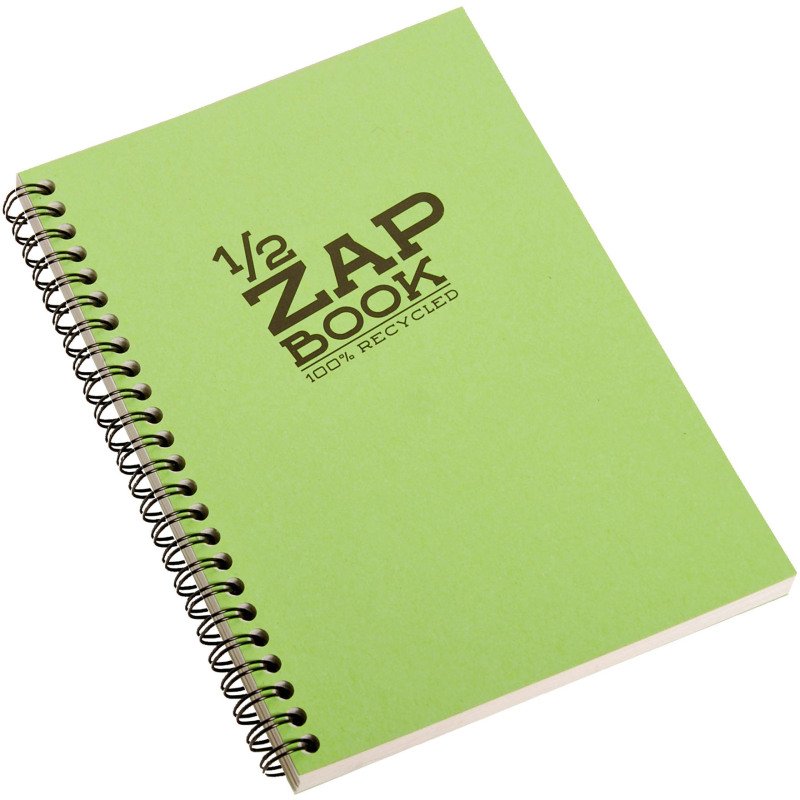 Carnet spirale Zap Book Clairefontaine A5 coloris aléatoire uni 160 pages