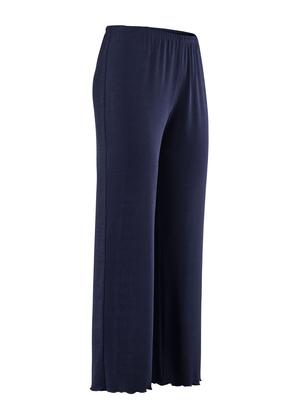 Weich fließende, 7/8-lange Hose