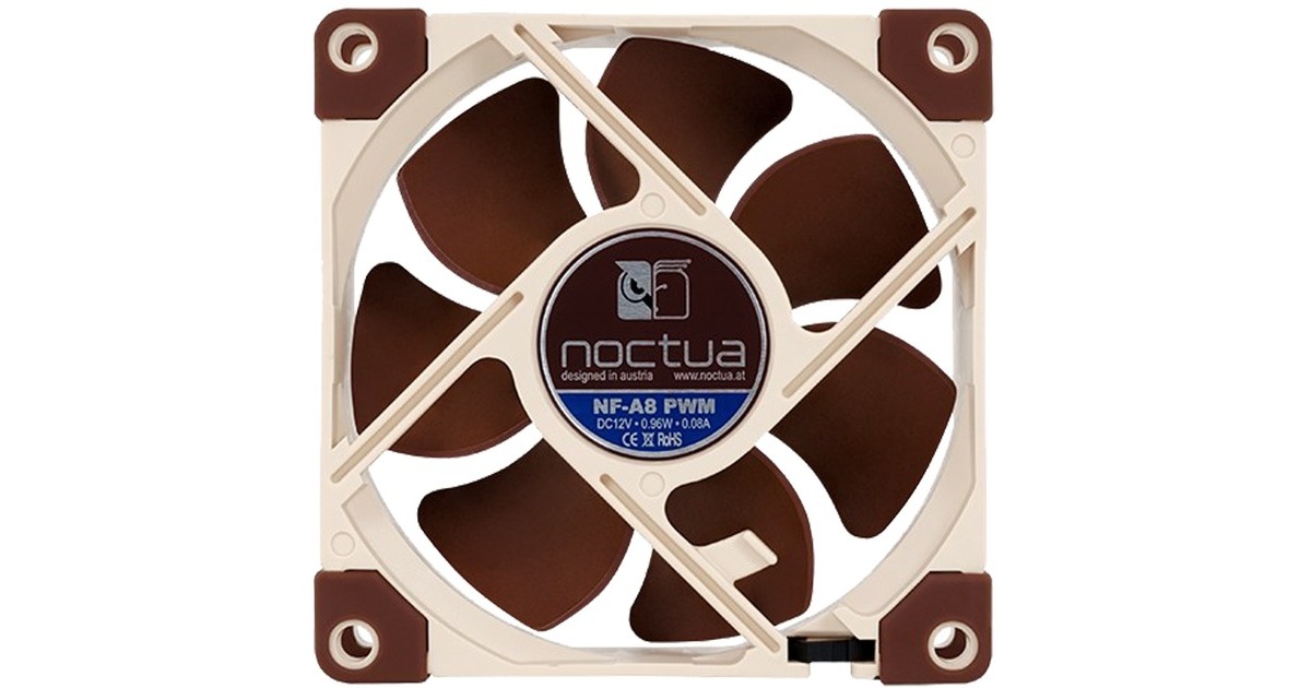 NoctuaNF-A8 PWM case fan  (80 x 80 x 25 mm)